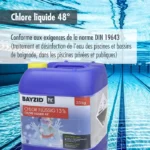 Cloro líquido Höfer Chemie 8 x 25 kg (200 kg) - Cloro líquido a 48° para piscinas con concentración para el mantenimiento de piscinas - Imagen 2