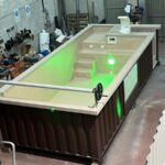 contenedor de 20 pies transformado en piscina