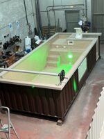 contenedor de 20 pies transformado en piscina