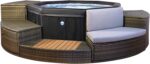 NETSPA SP-OCT165/MOB2 NetSpa Octopus – Semirrígido + Muebles – 4 a 6 plazas
