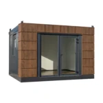 Contenedor Helsinki de 4,80 x 3,50 metros. Ideal como bungalow deportivo, taller, oficina de producción, oficina adicional, oficina de ventas o sala de reuniones. - Imagen 2