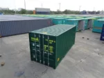 Contenedor marítimo 20 pies doubles puertas verde nuevo - Imagen 3