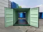 Contenedor marítimo 20 pies doubles puertas verde nuevo - Imagen 2