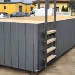 Contenedor de polipropileno para piscina de 6,5 x 2,6 m