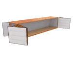 Container con abertura lateral 40pies HC Open Side con 2 puertas - Imagen 3