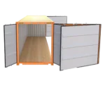 Container con abertura lateral 40pies HC Open Side con 2 puertas - Imagen 4