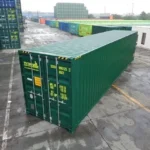 Contenedor marítimo 40 pies HC Verde Nuevo