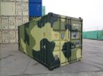 Contenedor Marítimo Camuflaje 20 pies – Acero CORTEN, 33 m³ y Carga 28 t