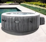 Intex PureSpa Deluxe Madera Gris 85″ x 25″ - Imagen 3