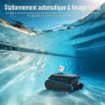 Robot limpiafondos AIRROBO CP40 para piscinas, limpieza de suelos y paredes, 120 min de autonomía (170 m²), control por app, cesta grande de 4 L. - Imagen 2