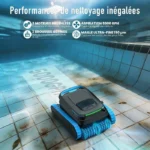 Robot limpiafondos AIRROBO CP40 para piscinas, limpieza de suelos y paredes, 120 min de autonomía (170 m²), control por app, cesta grande de 4 L. - Imagen 5