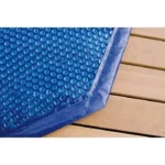 Cubierta de burbujas de 560x350cm para piscina octogonal de madera UBBINK de 400x610 - Azul - 400 micras - Imagen 2