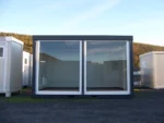 Contenedor Helsinki de 4,8 x 3,5 metros. Ideal como bungalow deportivo, taller, oficina de producción, oficina adicional, oficina de ventas o sala de reuniones. - Imagen 2