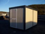 Contenedor Helsinki de 4,8 x 3,5 metros. Ideal como bungalow deportivo, taller, oficina de producción, oficina adicional, oficina de ventas o sala de reuniones. - Imagen 4