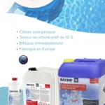 Bayzid® Cloro Líquido 48° – Desinfectante rápido para piscinas – 4 botellas de 25 kg – 13-15% de cloro activo - Imagen 5