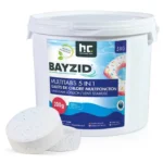 Höfer Chemie 4 x 5 kg Tabletas de cloro 200 g Multifuncional 5 en 1 para piscinas - Mantenimiento y limpieza en 5 fases - Imagen 2