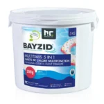 Höfer Chemie 4 x 5 kg Tabletas de cloro 200 g Multifuncional 5 en 1 para piscinas - Mantenimiento y limpieza en 5 fases - Imagen 3