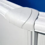 GRE - Kit de piscina redonda elevada de acero blanco - Ø300 x H122 (Incluye filtro de cartucho + escalera) - Imagen 5