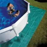 GRE - Kit de piscina redonda elevada de acero blanco de Ø480 x 132 cm (incluye filtro de arena y escalera) - Imagen 5