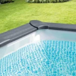 Kit de piscina tubular desmontable Intex - Grafito - 400 x 300 cm - Rectangular (escalera, válvulas, filtro, cubierta) - 26396GN - Imagen 6