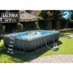 Kit de piscina desmontable tubular Intex Ultra XTR - 732 x 366 x 132 cm - Rectangular (Filtro de arena) + Limpiador de piscinas robótico Intex - Imagen 4