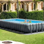 Kit de piscina tubular desmontable Intex Ultra XTR - 975 x 488 x 132 cm - Rectangular (Filtro de arena + Accesorios) - 26374GN - Imagen 2