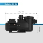 Bomba de filtración de velocidad variable Poolex Onduline - Imagen 6