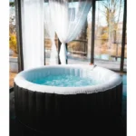 Spa hinchable - O'SPAZIA - Modelo laminado - 4 personas - 130 microchorros - Hasta 40 °C